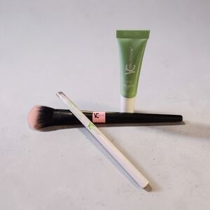 YC Green Eye Primer, Brush and Dual Eyeliner